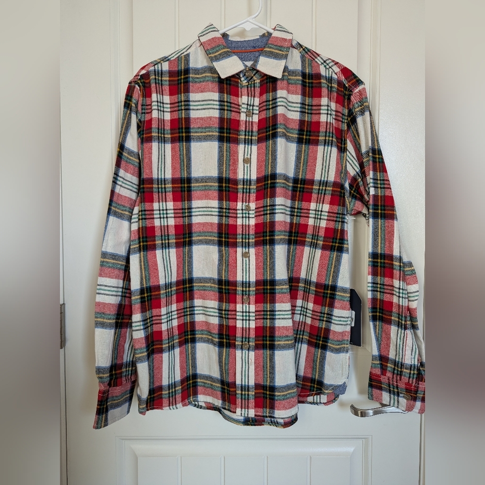 Stylish Multicolor Plaid Men's Button-Down Shirt